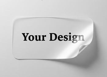 Customised Transparent Rectangle Sticker | 2×1 Inch