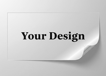 Customised Transparent Rectangle Sticker | 3×2 Inch