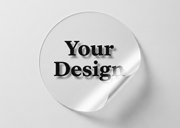 Customised Transparent Round Sticker | 1.5×1.5 Inch