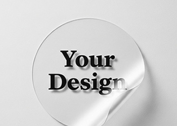 Customised Transparent Round Sticker | 2×2 Inch