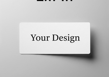 Customised vinyl Rectangle Sticker | 2×1 Inch