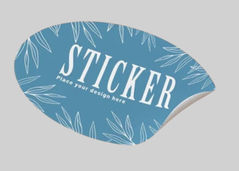 Customised Oval Sticker
