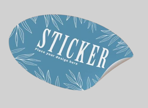 Customised Oval Sticker