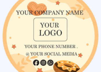Customised Round Sticker