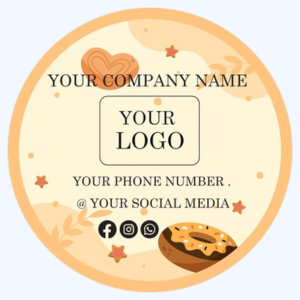 Customised Round Sticker